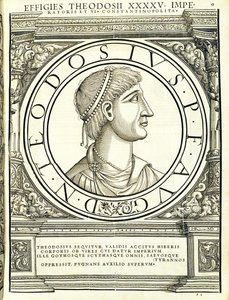Theodosius I, illustration from 